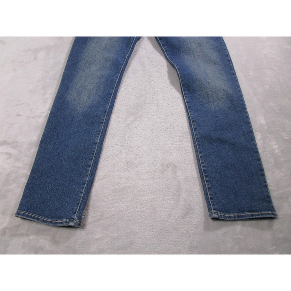 True Religion Jeans Mens 34x32 Blue Rocco Relaxed Skinny SN Flap Stretch Denim - Picture 3 of 13